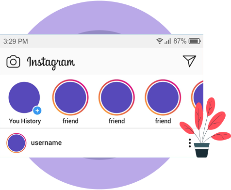 ProPlus Logics 's Effective  Instagram Marketing Service advantages- Creating And Sharing Stories