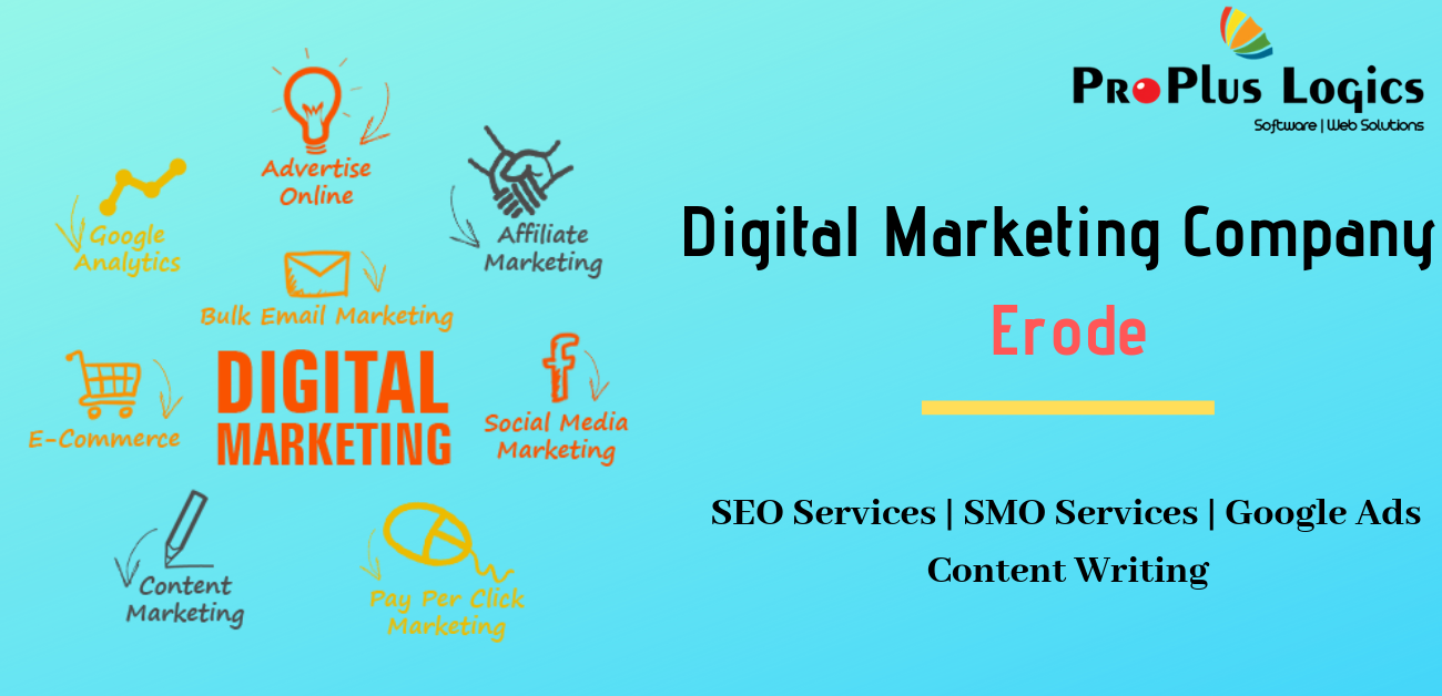 ProPlus Logics is the leading digital marketing service provider based in Erode